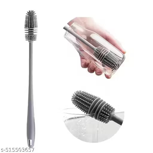 Silicone Bottle Cleaning Brush with Long Handle Bottle Cleaning Brushes for Narrow Neck Containers, Water Bottles, Thermos, Hydro Flasks, Coffee Mugs,Baby Bottles Brush